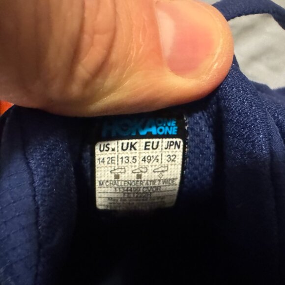 Men's Hoka Challenger Trail Running Shoe Size 14 - Picture 6 of 6